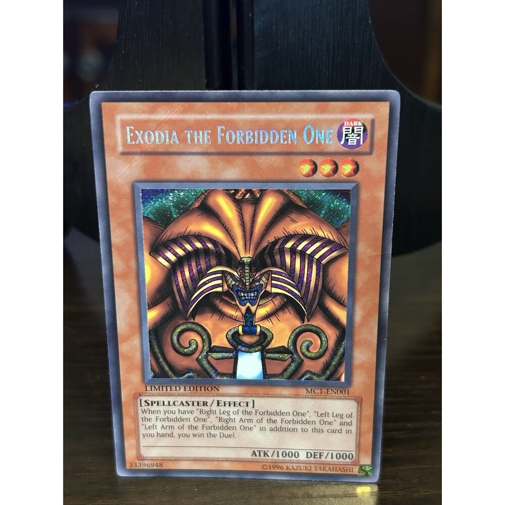 2004 Yu-Gi-Oh Exodia Forbidden One MC1-EN001 Secret Rare Limited Edition HP
